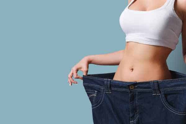 woman after fat reduction treatment Suffolk