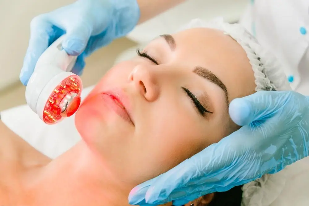 woman having non-surgical Morph8 treatment Suffolk