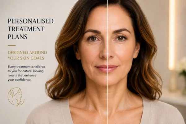 Before and after results of Collagen Lift Therapy Suffolk