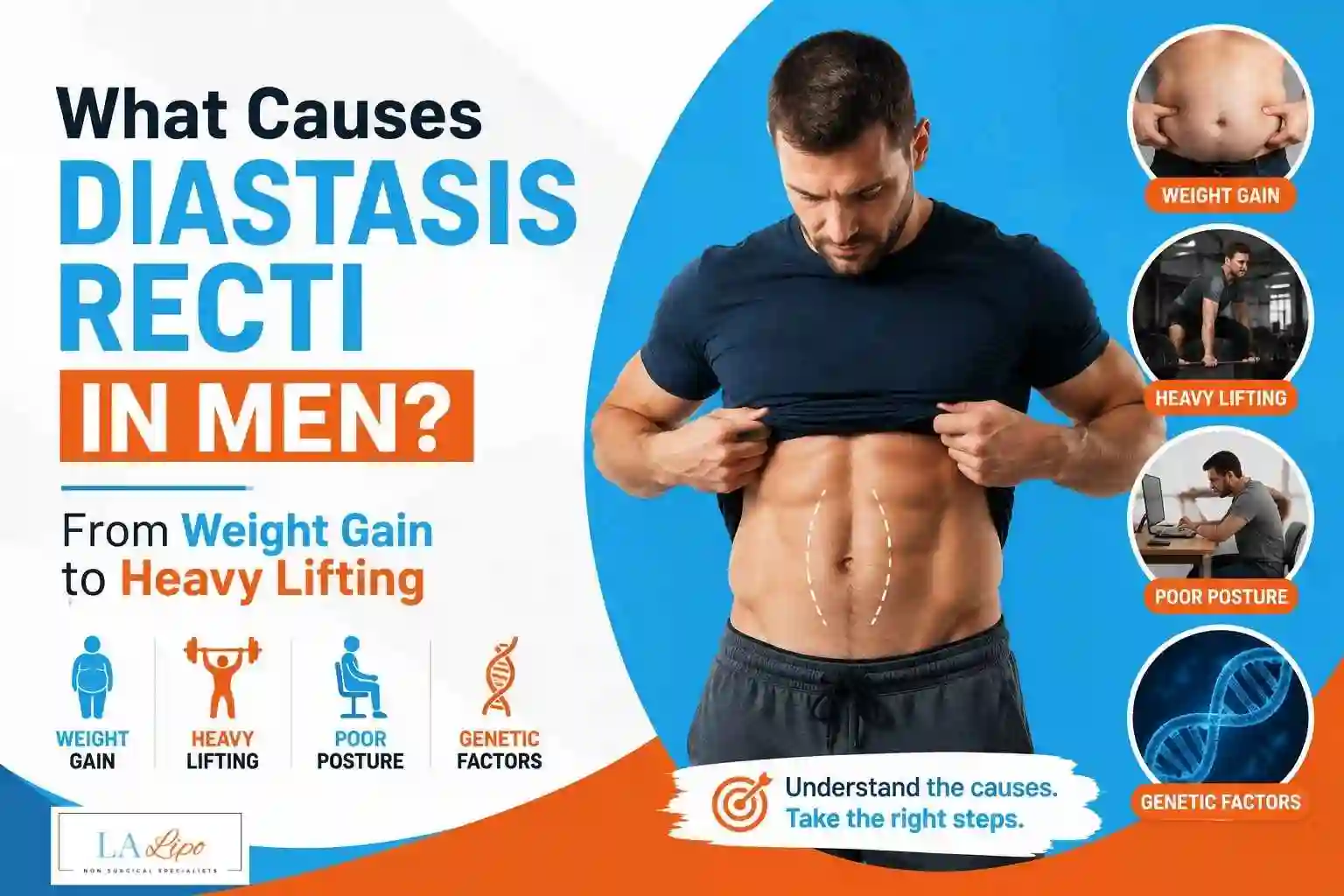 What Causes Diastasis Recti in Men? From Weight Gain to Heavy Lifting Suffolk